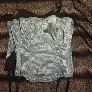 Steel Blue/gray Fredericks corset size 38